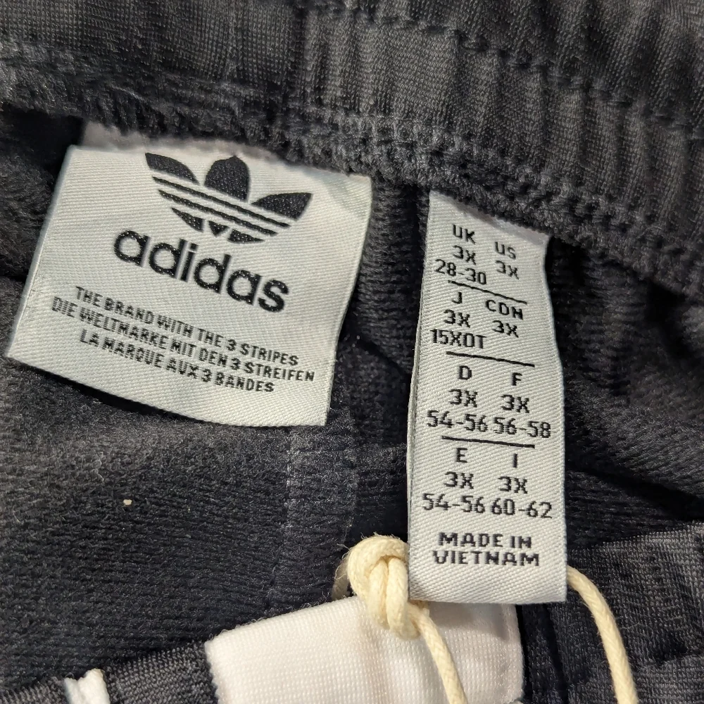 Adidas | Women's Adibreak Snap-Leg Track Pants | Blue/White | Plus Size 3X - Picture 3 of 8